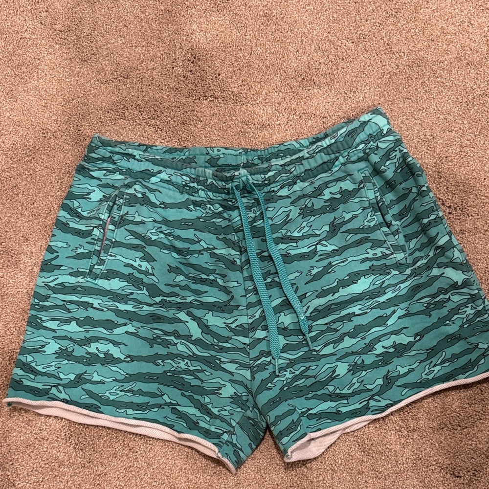 Ethika Green Camouflage Swim Trunks